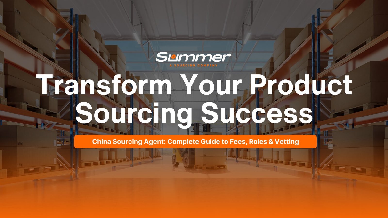 Modern warehouse facility showcasing China sourcing agent services for product sourcing success and supply chain management